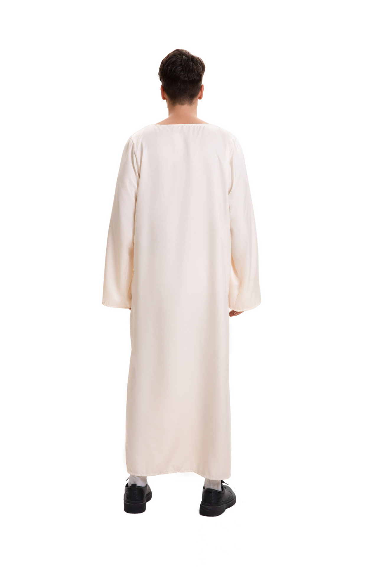 Mens Halloween Retro Arabian Robe Middle Eastern Cosplay Shepherd Costume